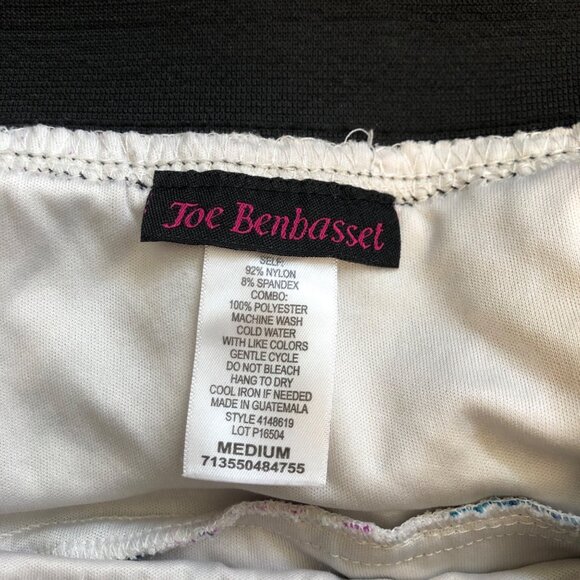 Joe Benbasset Ruffled Mini Skirt Womens Size Medium Floral Lace Stretch Fairy - Picture 4 of 5